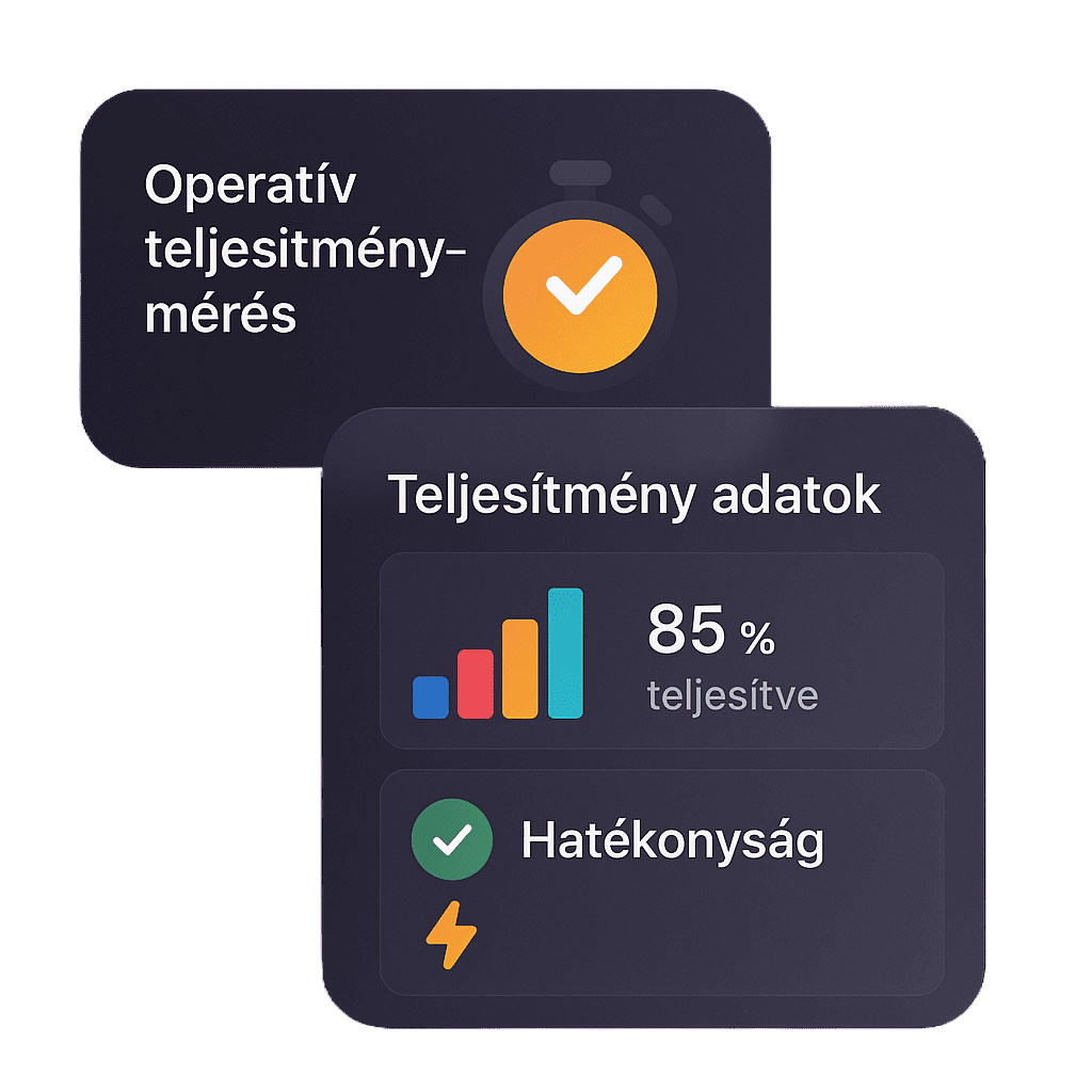 Operatív teljesítmény Operatív teljesítmény